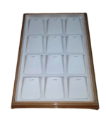Compact Wooden Edge Earring Display Tray - Image 2