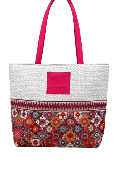 Laminated Jute Fabric Fashion Bag