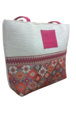 Laminated Jute Fabric Fashion Bag - Image 2