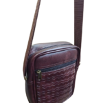 Leather Fabric Compact Laptop Bag