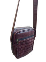 Leather Fabric Compact Laptop Bag